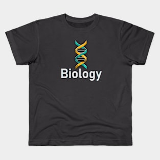 Polygonal DNA Biology Kids T-Shirt